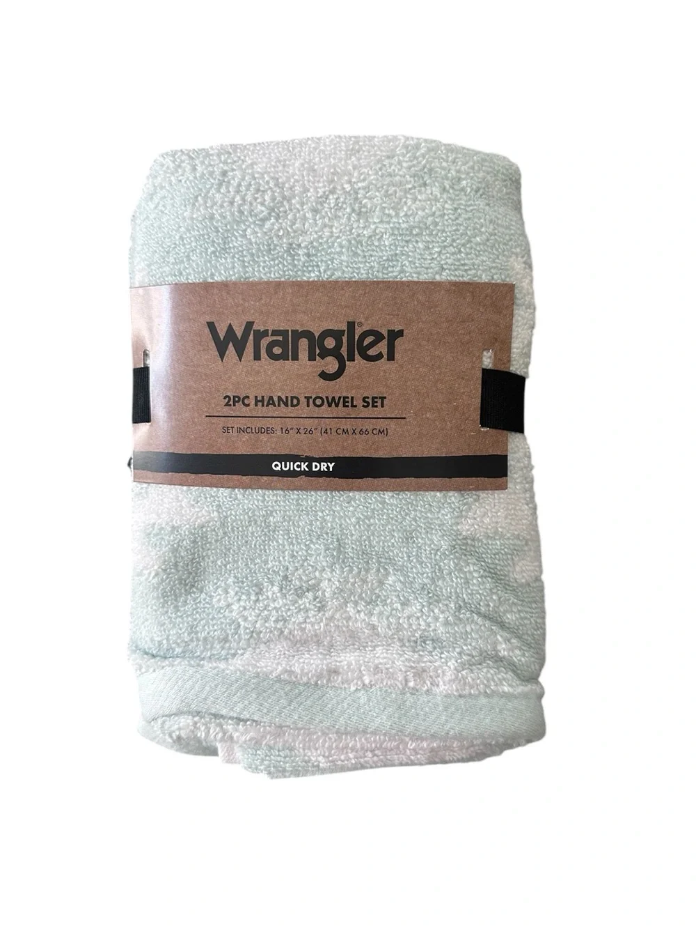 Wrangler Western Bath Towels & Hand Towels Set Mint Green Southwestern Aztec NWT